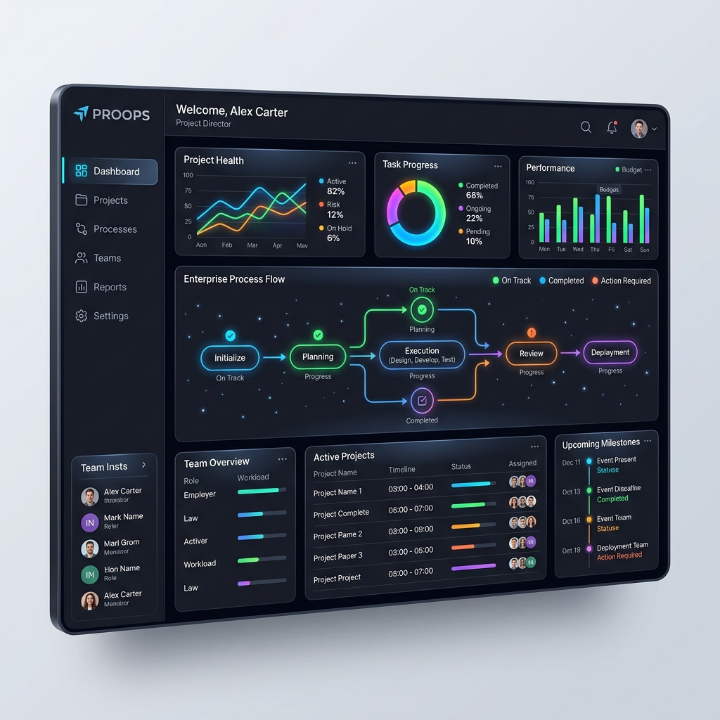 PROOPS Dashboard Preview